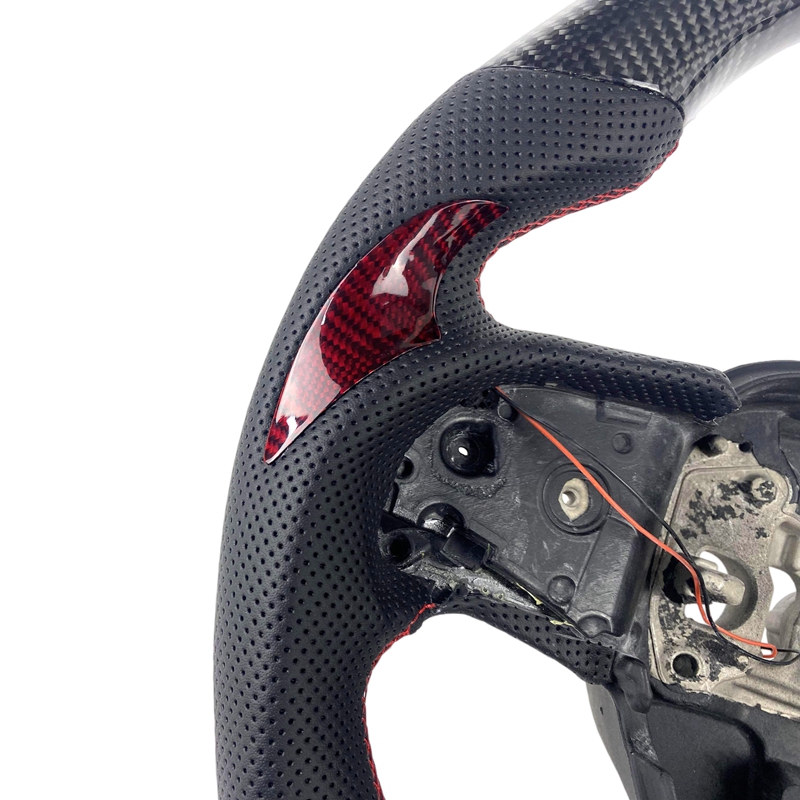 Custom LED Smart Sports Design Real Carbon Fiber Steering Wheel for 2015 Dodge Charger Challenger Hellcat Durango SRT