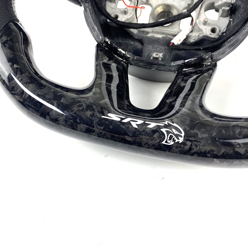 Carbon Fiber Steering Wheel for Dodge Challenger Hellcat SRT Custom Modified Interior Accessories