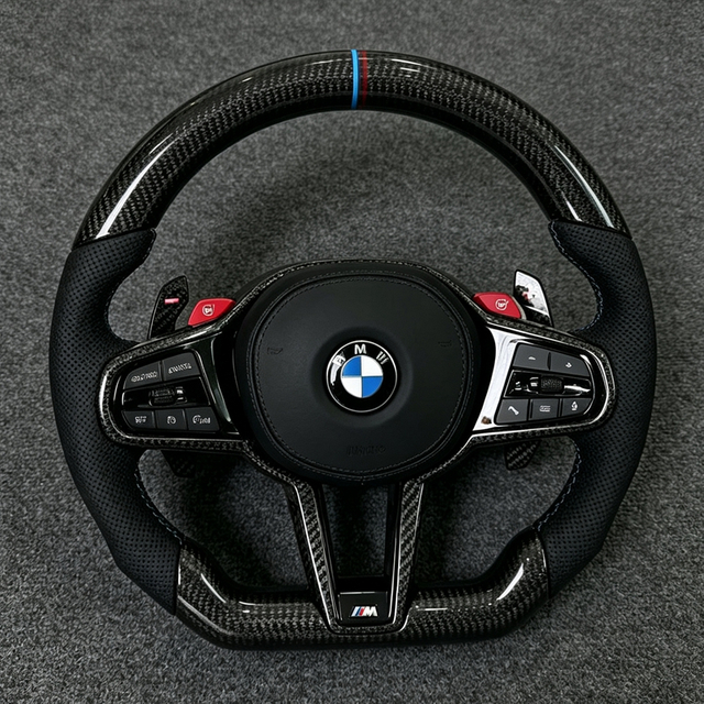 Carbon Fiber Steering Wheel for BMW G20 G21 G22 G23 G26 G28 G30 G31 G38 G01 G02 G05 G06 G07 2017 - 2025