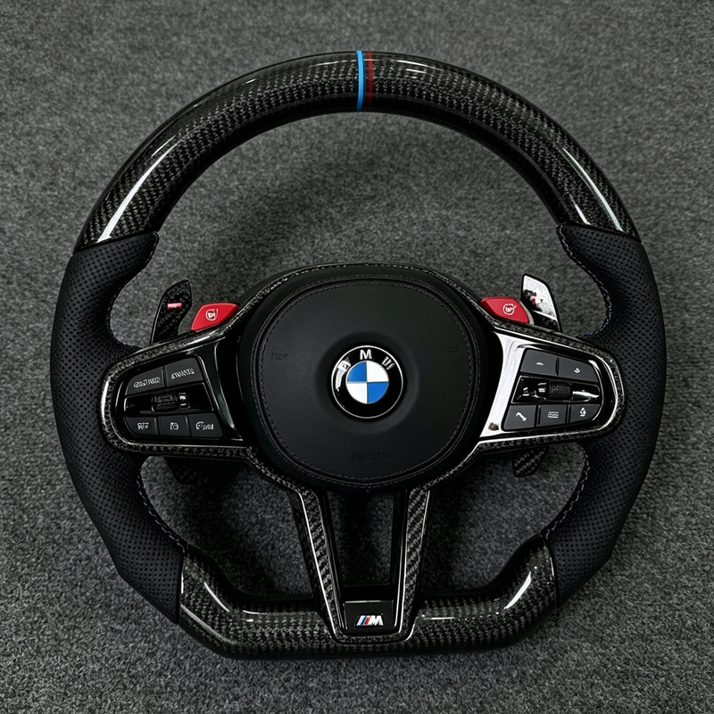 Carbon Fiber Steering Wheel for BMW G20 G21 G22 G23 G26 G28 G30 G31 G38 G01 G02 G05 G06 G07 2017 - 2025