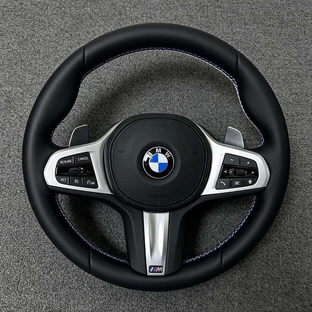 For BMW CS G Series F30 G20 G22 G23 G26 G80 G81 G30 G32 G34 G36 M3 M4 M5 M Sport Carbon Fiber Steering Wheel 2020 2021 2022 2023