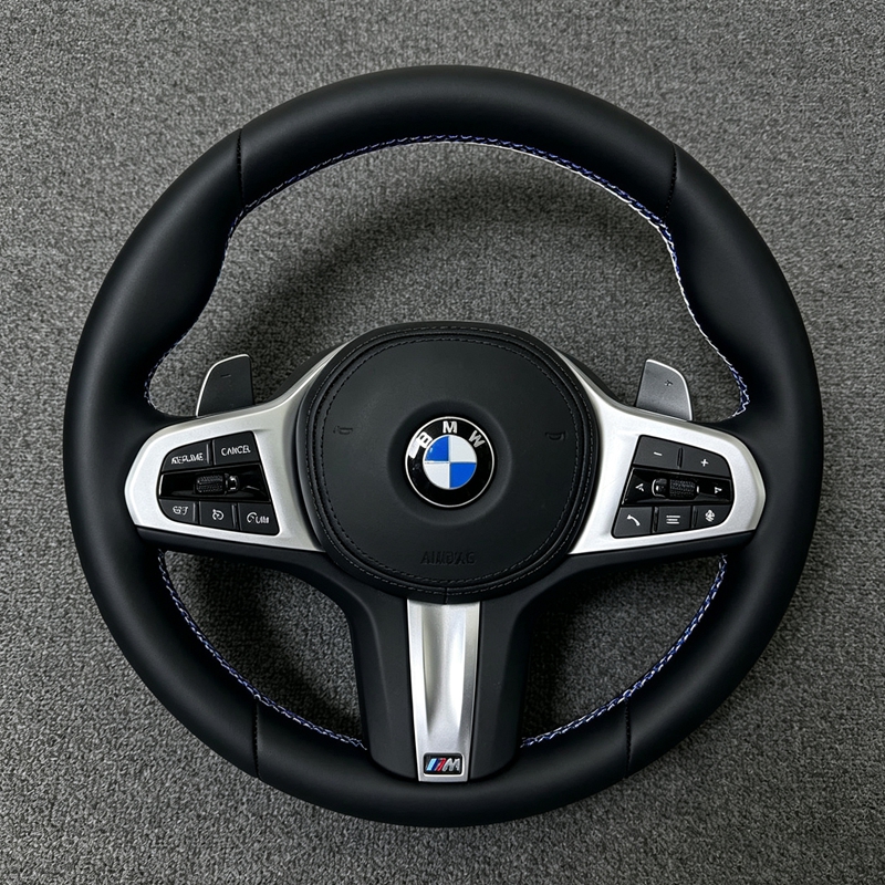 For BMW CS G Series F30 G20 G22 G23 G26 G80 G81 G30 G32 G34 G36 M3 M4 M5 M Sport Carbon Fiber Steering Wheel 2020 2021 2022 2023