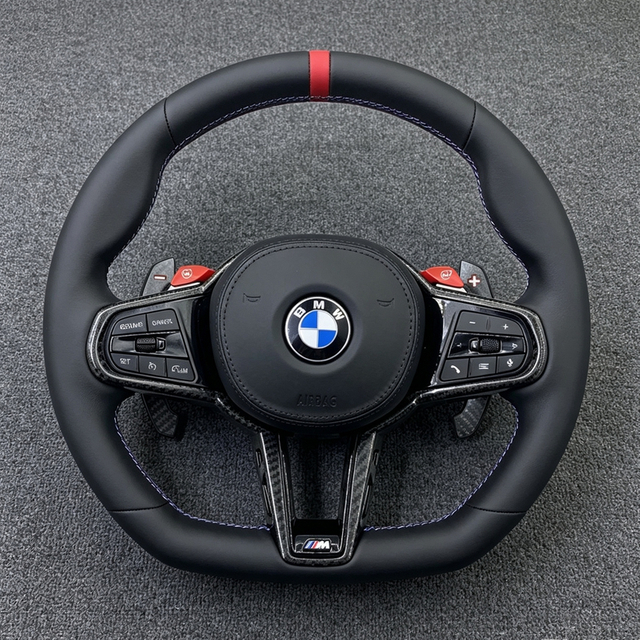 For BMW LCI G Series M340i G10 G11 G12 G20 G21 G23 G26 G29 G30 G32 G42 M2 M3 M4 Car Steering Wheel Carbon Fiber Car Accessories