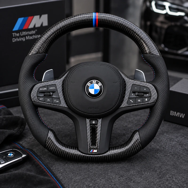 BMW 8 Series G14 / G15 / G16 / M8 F91 / F92 / F93 2018–2025 Custom Steering Wheel | JIONX