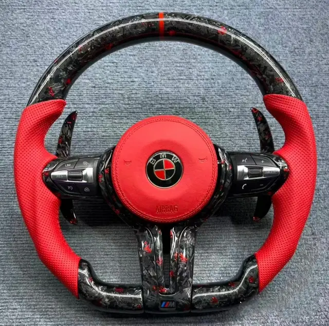 BMW F30 F32 F80 F82 M3 M4 custom forged carbon fiber steering wheel