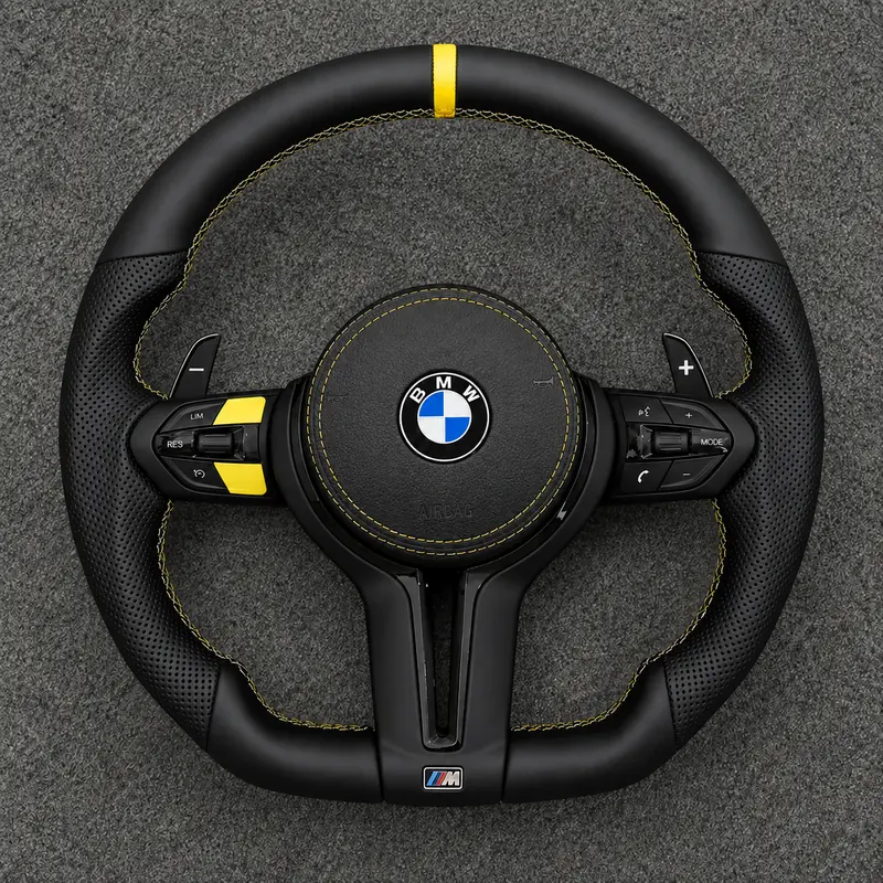 Custom Nappa Leather Steering Wheel for BMW 4 Series F32 F33 F36 And M4 F82 F83 2013–2020 -JIONX