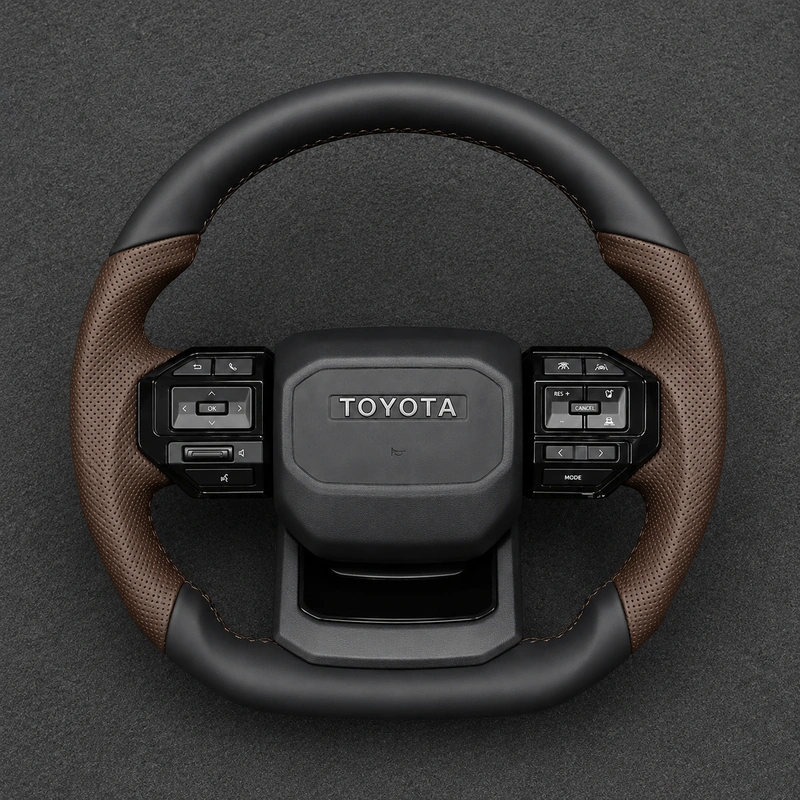 Toyota Custom Steering Wheel – Nappa Leather Alcantara | JIONX