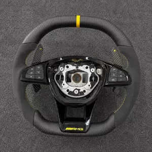 Carbon Fiber Steering Wheel for Mercedes-Benz A B C E G S CLS CLA GLA GLB GLK GLC GLE GLS SLS SLK SLC SL GL ML R And AMG GT Models