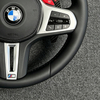  For BMW G20 G21 G80 G81 G22 G26 G30 G32 G87 G80 G01 G02 G05 G06 G07 Leather Steering Wheel With Carbon Frame Flat Bottom CS Style