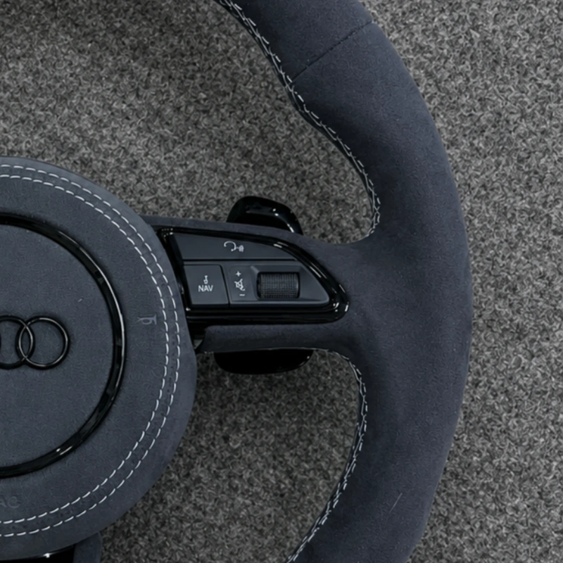 JIONX original multifunction control buttons match Audi suede performance steering wheel