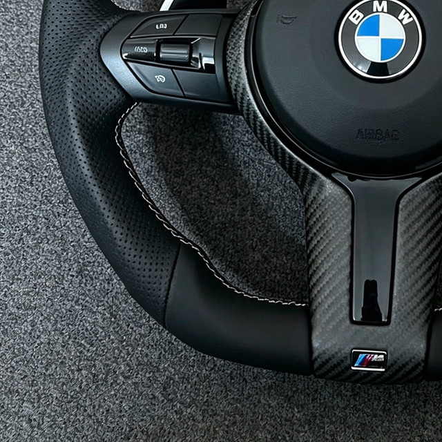Leather or Suede Steering Wheels for BMWs E81 E83 E84 E85 E90 E92 F02 F03 F10 F06 F18 F20 F30 F32 F44 F48 F15 F25