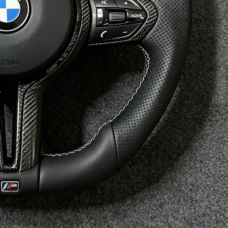 In Stock CS Style Alcantara Steering Wheel for BMW F30 F31 M2 F87 M3 F80 M4 F82 F85 F90 X5 F15 E70 E90 M5 F01 F02 F10 F20 F22