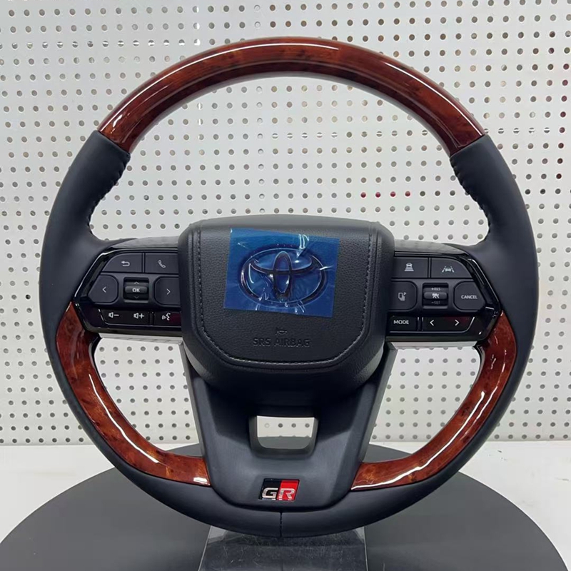 Sports Carbon Fiber Steering Wheel for Toyota Alphard20 30 Camry Hilux Land Cruiser LC200 LC300 Prado 120 150 200