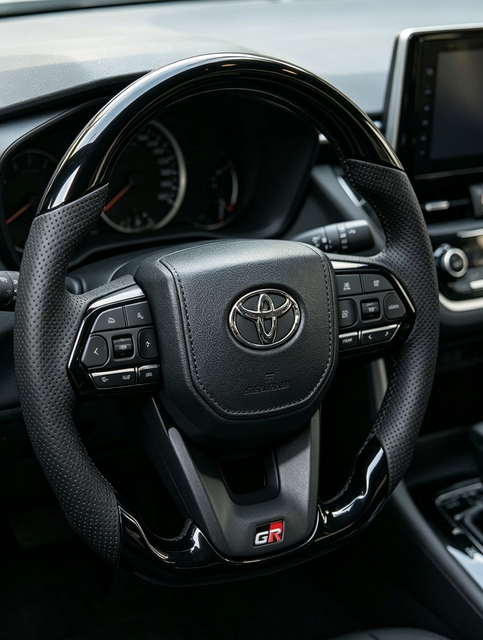 Factory Direct Sports Carbon Fiber Steering Wheel Fit for Toyota Tacoma Series