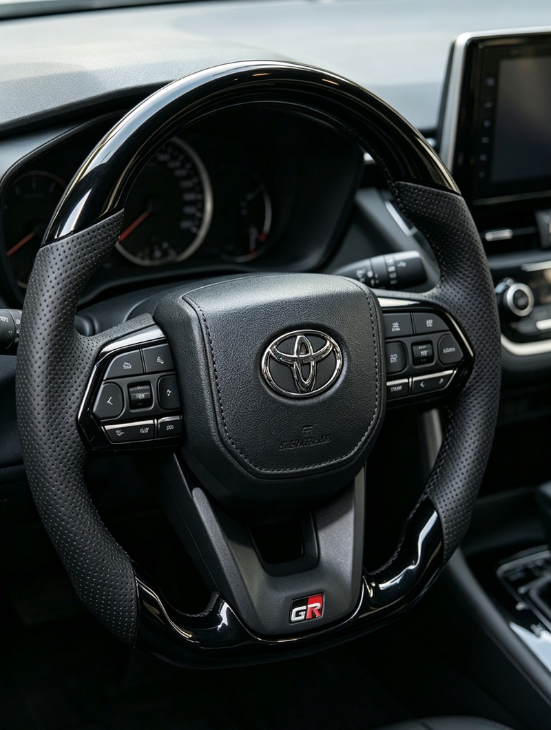 Factory Direct Sports Carbon Fiber Steering Wheel Fit for Toyota Tacoma Series