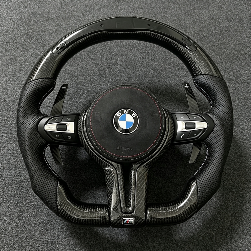 Carbon Fiber LED Steering Wheel for Car Steering Wheel for BMW F10 F11 F12 F15 F16 F30 F31 F36 F20 F21 F22 F23 M3 M6 E90 E71