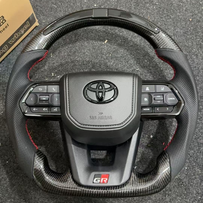 Toyota Leather Steering Wheel for toyota toyota Hilux Gr Fortuner Camry Supra MK5 A90 79 Series Corolla GT 86 Lc300 Lc200