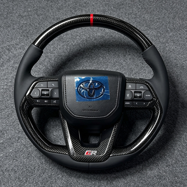 Customized Factory Direct Steering Wheel Suitable for Toyota Land Cruiser LC300 LC200 FJ LC79 LC76 Hilux Corolla