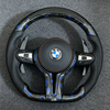 LED Forged Carbon Fiber Steering Wheel For BMW F30 F20 F25 F36 F31 F32 F01 F02 F06 F07 F10 F11 F12 F13 F15 F16 F22 F33 F34
