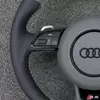 JIONX Breathable Perforated Leather Grip Detail For Audi Sport Steering Wheel Upgrade