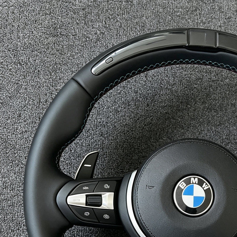 Wide Paddle M Sport Steering Wheel for BMW F10 F11 F20 F21 F23 F30 F31 F32 F33 F36 F01 F06 F07 M3 M4 M5 X1 F48 X3 F25 X4 F26