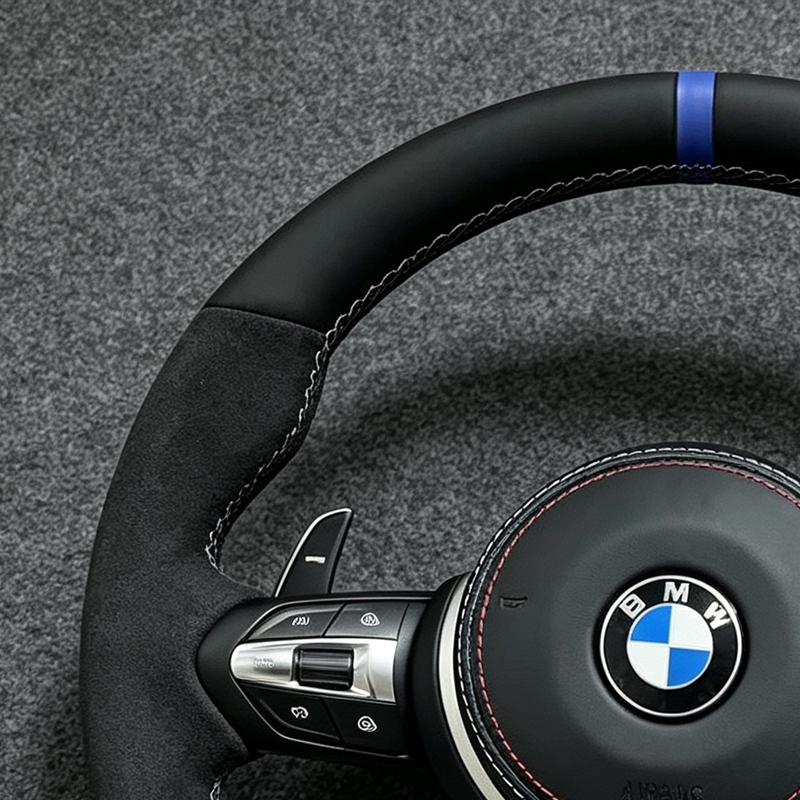 Carbon Steering Wheel For F20 F21 F10 F11 M3 F30 F15 F16 F25 M5 F06 F07 F12 E90 E90 X5 E70 E87 E81 Carbon Leather M Sport