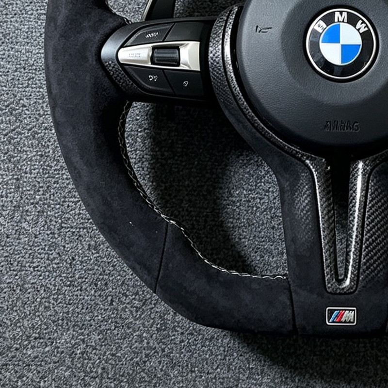 Flat Bottom Steering Wheel For BMW F20 F30 F45 F80 X1 F48 X3 F23 X5 E70 F15 F16 F10 F07 F06 F12 E87 E81 F82