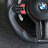 Suitable for BMW M3 M5 F10 F30 F20 F21 F22 F31 F32 F33 F34 F36 F15 F25 F26 F01 F07 Leather Semi Perforated Steering Wheel