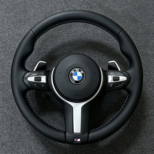 Car Steering Wheel for BMW F30 F10 F12 F15 F36 F20 F22 F25 F26 F32 M3 M5 X5 E70 E90 E91 M Sports Steering Wheel