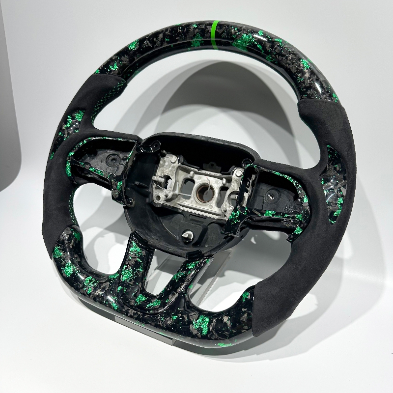 Dodge Charger SRT Challenge Sport Style Leather Carbon Fiber Custom Color Steering Wheel