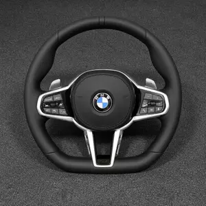 BMW X7 G07 custom leather steering wheel by JIONX