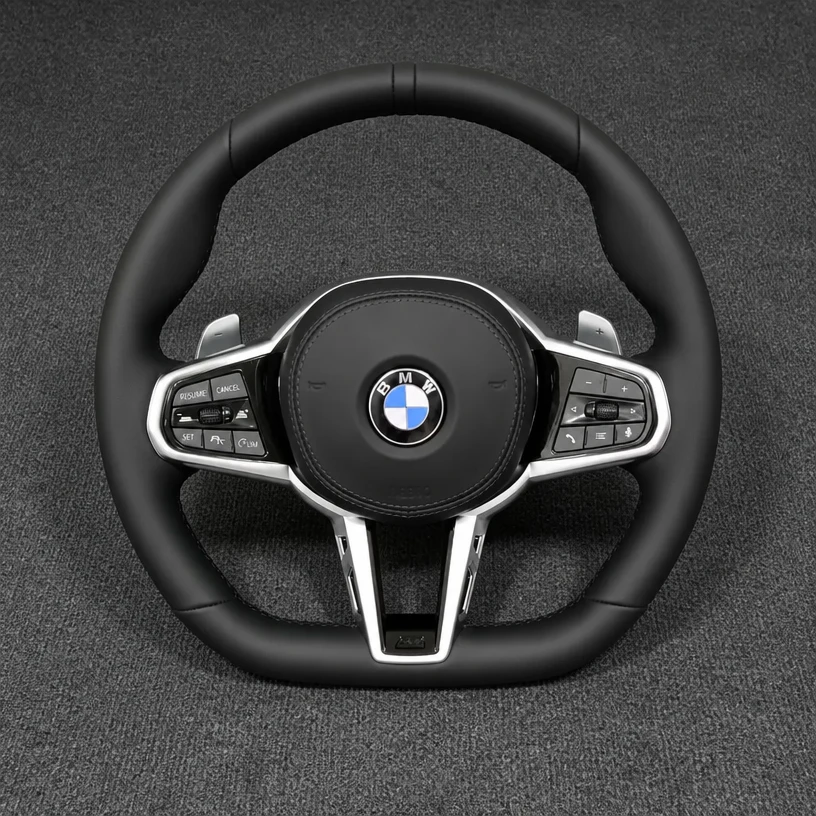 For BMW X7 G07 2019-2026 / X7 M50i / M60i Custom Nappa Leather Steering Wheel | JIONX