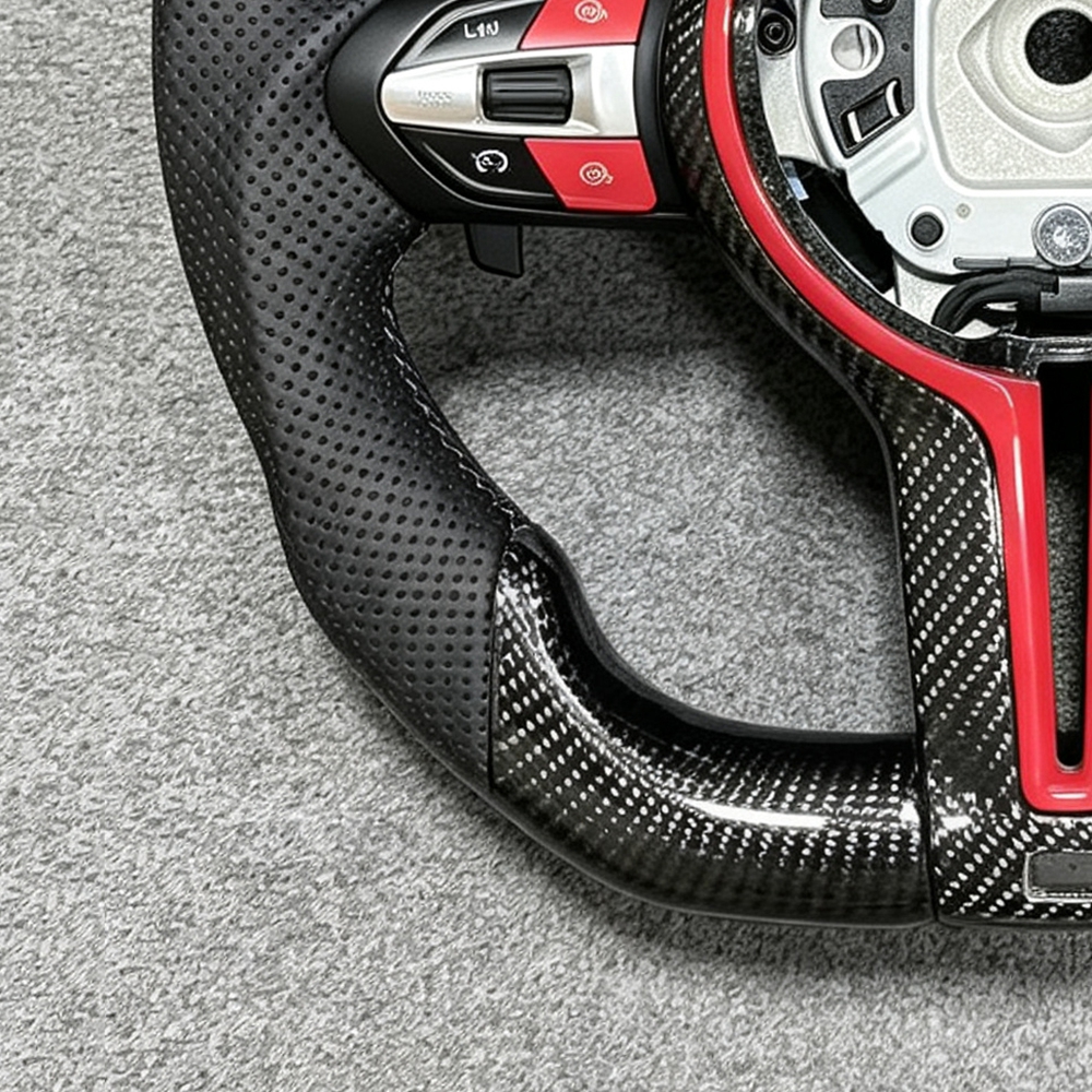 M Sport Car Steering Wheel BMW M3 M5 F10 F13 F15 F20 F22 F23 F30 F33 F34 X1 F48 X5 F15 X3 F25 F80 E90 E71 E84 Steering Wheel