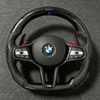 Custom LED Carbon Fiber Steering Wheel for BMW 3 Series G20 G28 M340i 5 Series G30 530i 540i Car Interior Accessories
