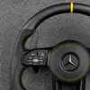 Carbon Fiber AMG Steering Wheel for Mercedes Benz C63 E63 E63S S63 G63 CLA GLC GLE GLB GLS W204 W205 W212 W213 W222