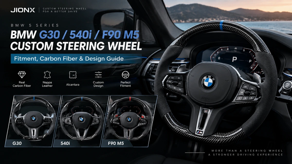 BMW G30 / 540i / F90 M5 Custom Steering Wheel: Fitment, Carbon Fiber & Design Guide