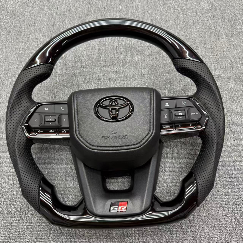 Toyota Land Cruiser Lc200 Lc76 Lc79 Lc7O Prado 2003-2021upgrade Lc300 GR Style Black Button sport GR Steering Wheel