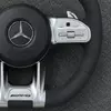 Mercedes Benz AMG Sport Steering Wheel Black Suede Red Stitching for CLA GLC GLE GLS C63 E63