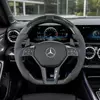 Alcantara and Carbon Fiber LED Steering Wheel for Mercedes-AMG W218, CLA45, W207, S500, W220, A180, CLS, X218, W238, 63, C63, GLC, E350, W215, C117, C43
