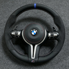 CS Style With Carbon Trim Alcantara Steering Wheel for BMW F10 F20 F22 F30 F31 M2 F87 M3 F80 M4 F82 F85 F90 F15 E70 E90