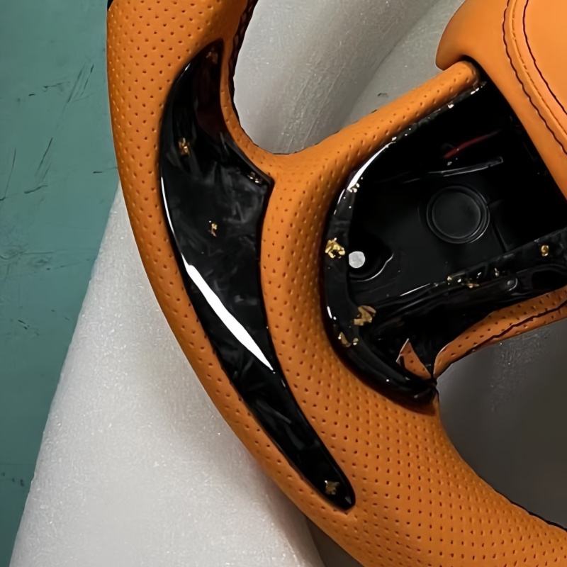 Real LED Carbon Fiber Steering Wheel Fit for Dodge Challenger Charger 2015-2021 Dodge Durango