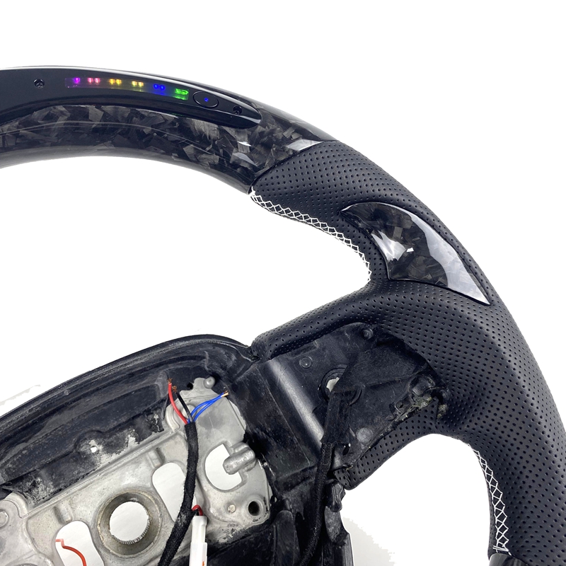 Dodge Charger Carbon Fiber Steering Wheel for Challenger RT Hellcat Interior Upgrade