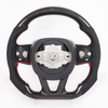 Dodge Modification Forging Genuine Carbon Fiber Steering Wheel Suede Leather with Perforated Leather Customization Upgrade