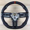 Factory Fast Shipping Carbon Fiber Perforated Leather Car Steering Wheel for Ford Mustang 5th Gen S197 2005-2014 Shelby GT500