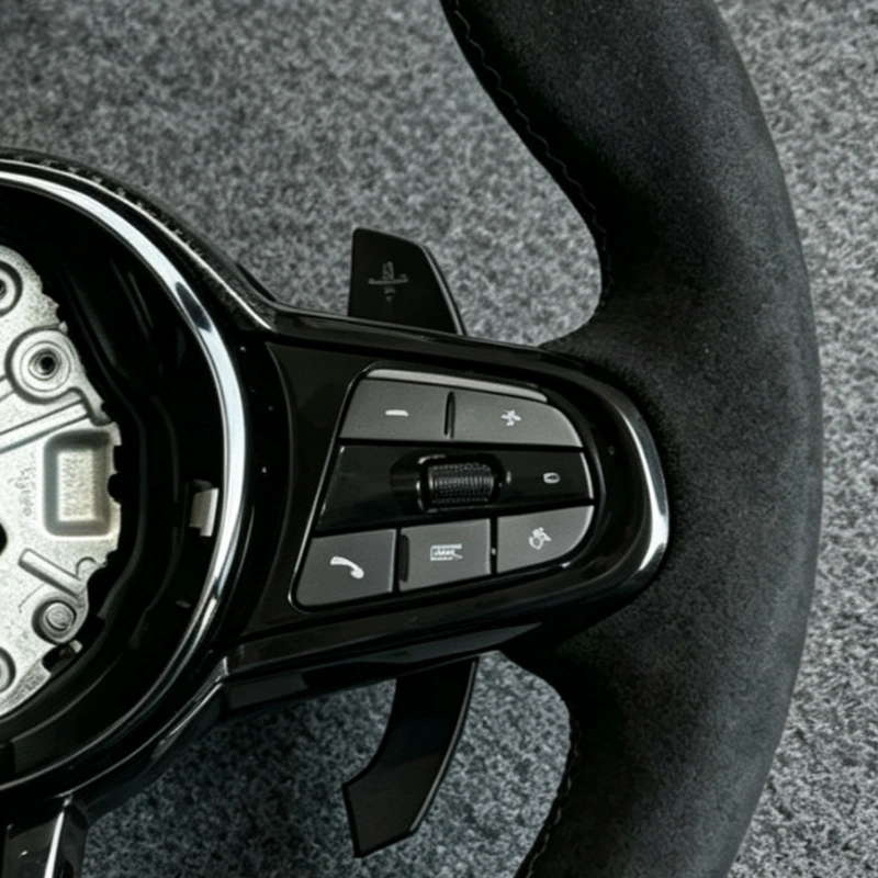Custom Alcantara Steering Wheel for BMW G20 G28 G22 G23 G80 G82 G30 G38 G32 X3 X4 X5 X6 X7