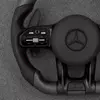 Customized Custom Carbon Fiber Leather Car Steering Wheel For Mercedes Benz W204 W205 W207 W211 W212 W213 W221 AMG Steering Whee