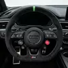 Alcantara Sport Steering Wheel Installed In Audi A4 A5 S4 S5 Interior Upgrade JIONX