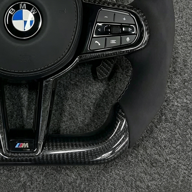 Custom G20 M Sport Steering Wheel Fit for BMW 3/4 Series G30 G01 G20 G21 G22 G26 G80 G82 M3 M4 2019+ Plug & Play