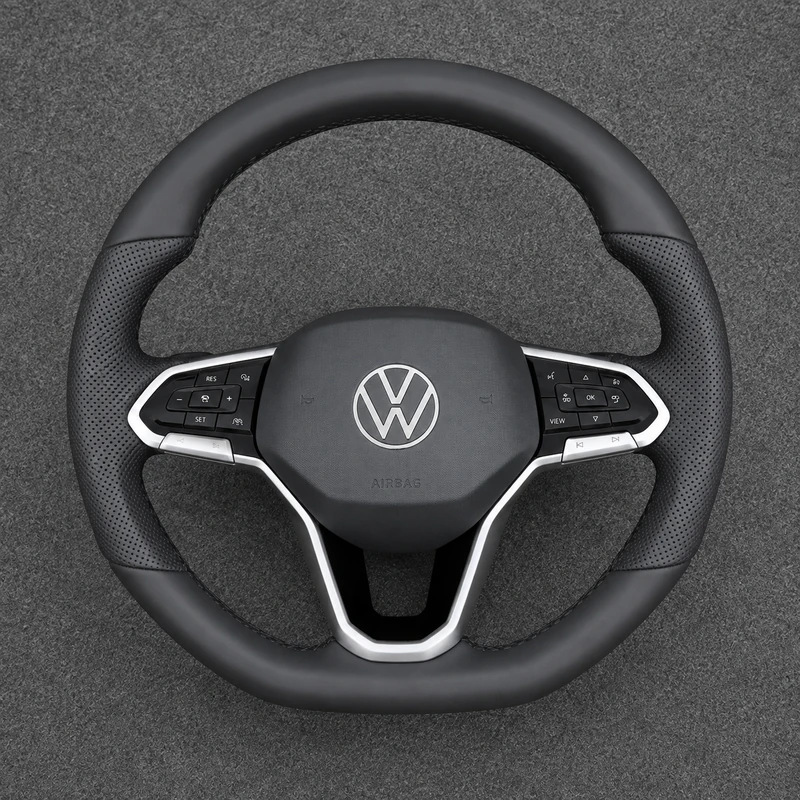 For Volkswagen Golf MK8 GTI Golf R 2019-2026 Custom Nappa Leather Performance Steering Wheel | JIONX