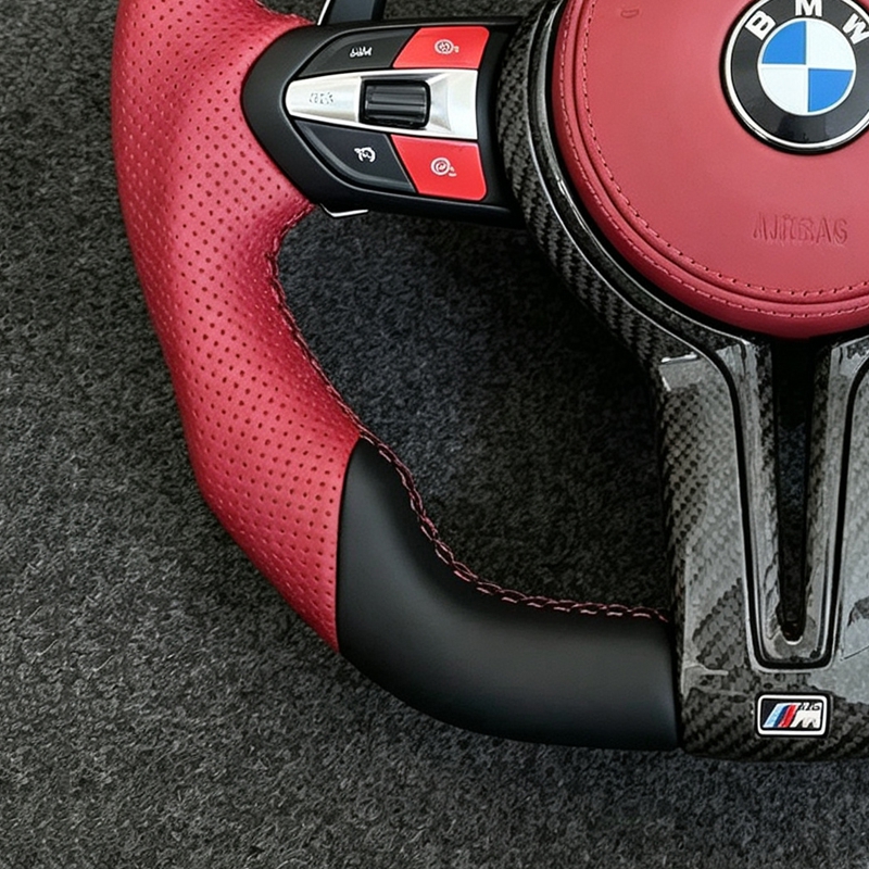 M Sport Car Steering Wheel for BMW M3 M5 F10 F13 F15 F20 F22 F23 F30 F33 F34 X1 F48 X5 F15 X3 F25 F80 E90 E71 E84 Steering Wheel